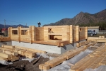 строительство дома из кедра